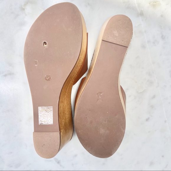 Tory Burch Patty 80mm Wedge Slide with Embossed logo~ Size 7 - Picture 11 of 13